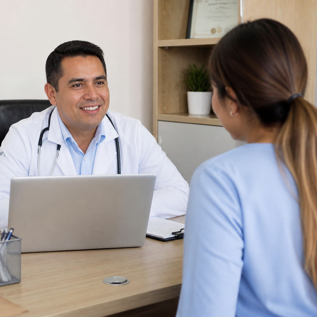 Médico en consulta